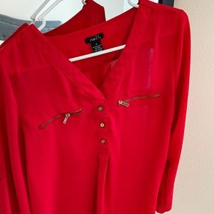 Rue 21 Red Blouse - Size M
